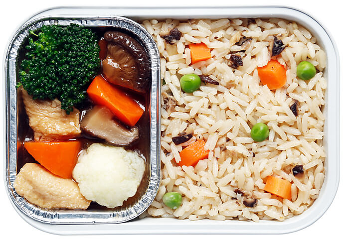 Braised Vegetables and Mushroom Rice Bowl Braised Vegetables and Mushroom Rice Bowl
