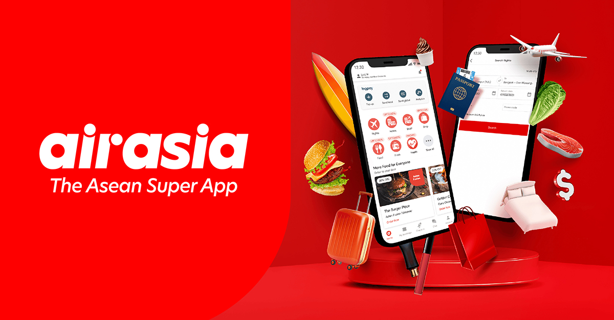 Best Travel & Lifestyle App In Malaysia | Airasia Super App